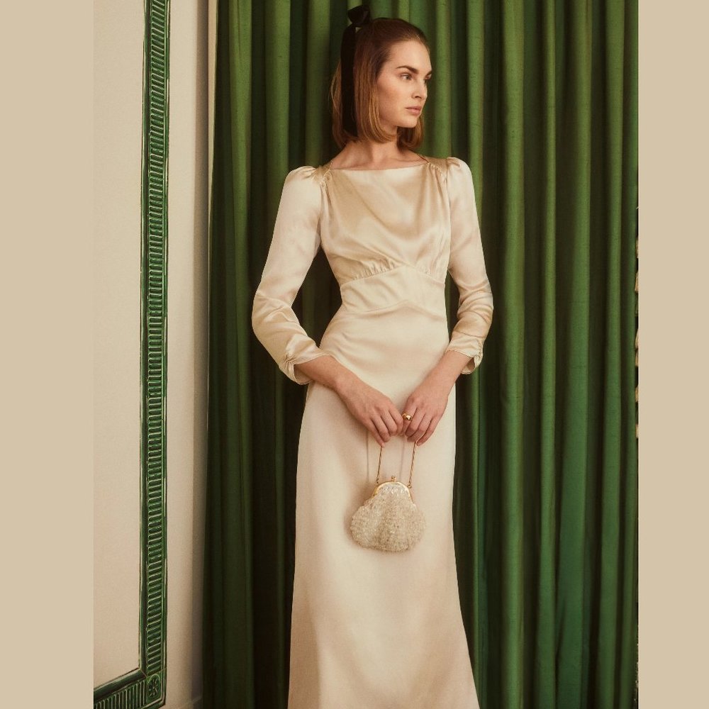 Rare NWT Reformation Arklow Silk Dress _ size 2